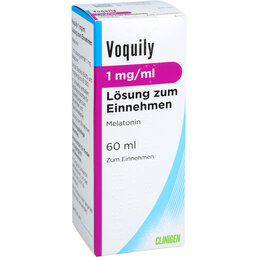 Abbildung: Voquily 1 mg / ml Lösung zum Einnehmen 60 ml, Lösung zum Einnehmen PZN 19720056