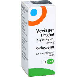 Abbildung: Vevizye 1 mg / ml Augentropfen Lösung 1X2 ml, Augentropfen PZN 19726998