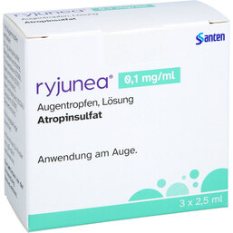 Abbildung: Ryjunea 0,1 mg / ml Augentropfen Lösung 3X2.5 ml, Augentropfen PZN 19731166