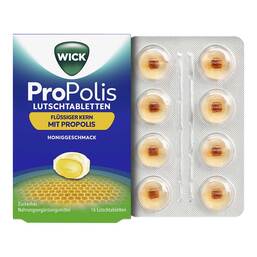 Abbildung: WICK Propolis Lutschtabletten 16 St, Lutschtabletten PZN 19744329