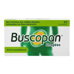 Abbildung: Buscopan Dragees 20 St, Dragees PZN 19747919