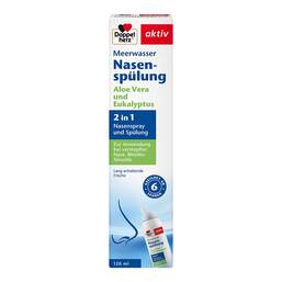 Abbildung: Doppelherz Meerwasser Nasenspülung 120 ml, Spüllösung PZN 19749887