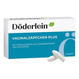 Abbildung: Döderlein Vaginalzäpfchen Plus Milchsäure + Laktobaz 10 St, Vaginalsuppositorien PZN 19777406