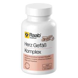 Abbildung: Raab Vitalfood Herz Gefäß Komplex Kapseln 100 St, Kapseln PZN 19797679