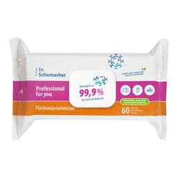 Abbildung: Professional for you Flächendesinfektion Wipes 60 60 St, Tücher PZN 19798360 