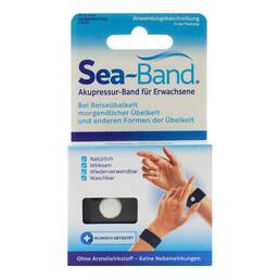Abbildung: Sea-Band Akupressurband für Erwachsene black 2 St PZN 19800720