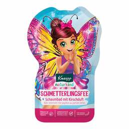 Abbildung: Kneipp naturkind Schmetterlingsfee Schaumbad 40 ml, Bad PZN 19829391