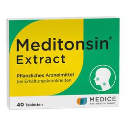 Abbildung: Meditonsin Extract pflanzliche Erkältungstabletten 40 St, Tabletten PZN 19846946
