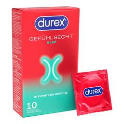 Abbildung: Durex Gefühlsecht Slim Kondome 10 St, Kondome PZN 19847845