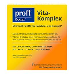 Abbildung: Proff Dolgit Vita-Komplex Pulver Sachets 7X12 g, Pulver PZN 19873104
