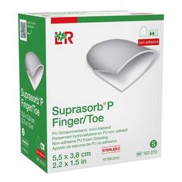 Abbildung: Suprasorb P Finger / Toe PU-Schaumverband steril Größe S 10 St, Verband PZN 19883077