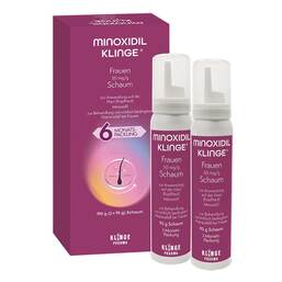 Abbildung: Minoxidil Klinge Frauen 50 mg / g Schaum 190 g, Schaum PZN 19886012