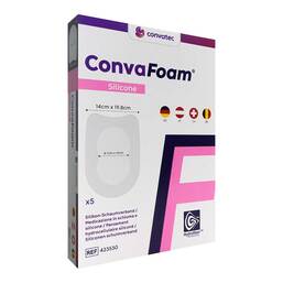 Abbildung: Convafoam Silicone Verband Multisite 14x19,8 cm 5 St, Verband PZN 19890953
