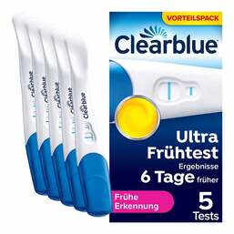 Abbildung: Clearblue Schwangerschaftstest frühe Erkennung 5 St, Test PZN 19902811