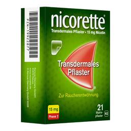 Abbildung: nicorette TX Pflaster 15 mg 21 St, Pflaster transdermal PZN 19922877