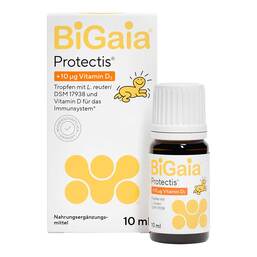 Abbildung: Bigaia Protectis plus Vitamin D3 Tropfen 10 ml, Tropfen zum Einnehmen PZN 19926355