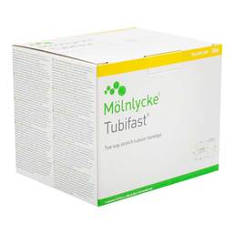 Abbildung: Tubifast 2-Way Stretch 10,75 cmx10 m gelb 1 St, Verband PZN 19962316