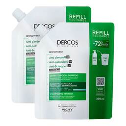 Abbildung: Vichy Dercos Anti-Schuppen Shampoo fettige Kopfhaut  2X390 ml, Shampoo PZN 19969560
