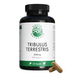 Abbildung: Green Naturals Tribulus Terrestris 2250 mg veg.Kps 120 St, Kapseln PZN 19973917