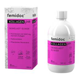 Abbildung: Femidoc Kollagen forte Elixier 500 ml, Elixier PZN 19975075