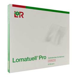 Abbildung: Lomatuell Pro 10x20 cm steril 8 St, Verband PZN 19975721
