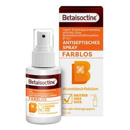 Abbildung: Betaisoctine 1 mg / ml + 20 mg / ml Spray z.Anw.a.d.H. 50 ml, Spray PZN 19989427 