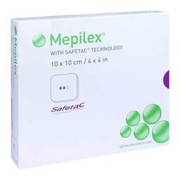 Abbildung: Mepilex 10x10 cm Schaumverband 5 St, Verband PZN 19992151