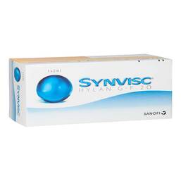 Abbildung: Synvisc Hylan G-F 20 Fertigspritze 1X2 ml, Fertigspritzen PZN 20001042