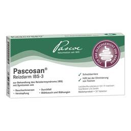 Abbildung: Pascosan Reizdarm Ibs-3 Tabletten 30 St, Tabletten PZN 20042673
