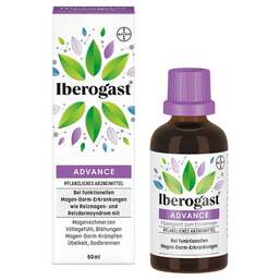 Abbildung: Iberogast Advance Flüssigkeit zum Einnehmen 50 ml, Flüssigkeit zum Einnehmen PZN 20043595