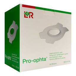 Abbildung: Pro-Ophta Augenverband S groß 50 St, Verband PZN 20044548