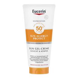 Abbildung: Eucerin Sun Allergie Gel LSF 50 +  200 ml, Gel PZN 20044560