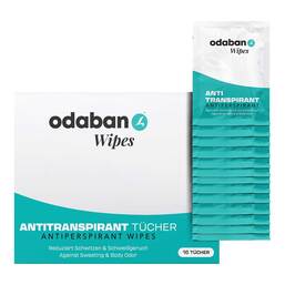 Abbildung: Odaban wipes Antitranspirant Tücher 16 St, Tücher PZN 20045424