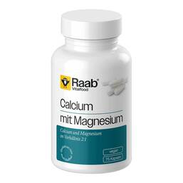 Abbildung: Raab Vitalfood Calcium mit Magnesium Kapseln 75 St, Kapseln PZN 20048813