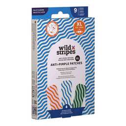 Abbildung: Wild Stripes Anti-Pimple Patches XL Clear 9 St, Pflaster PZN 20051264