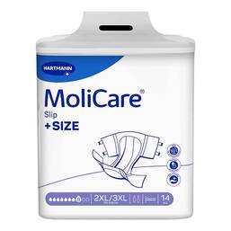 Abbildung: Molicare Slip + Size 8 Tropfen Größe XXL/XXXL 4X14 St PZN 20056675