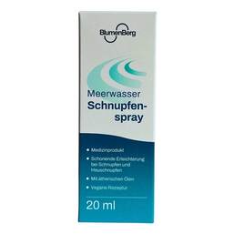 Abbildung: Blumenberg Meerwasser Schnupfenspray 20 ml, Nasenspray PZN 20058711