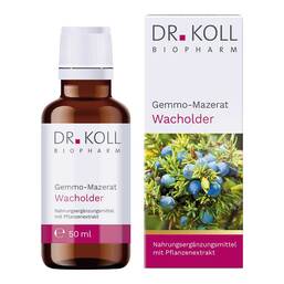 Abbildung: Gemmo-Mazerat Wacholder Dr. Koll Juniperus communis Tropfen 50 ml, Tropfen PZN 20059923