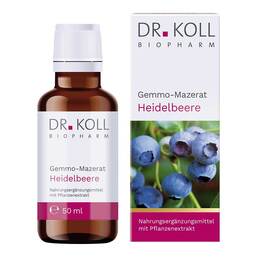 Abbildung: Gemmo-Mazerat Heidelbeere Dr. Koll Vaccinium Myrtillus Tropfen 50 ml, Tropfen PZN 20059981