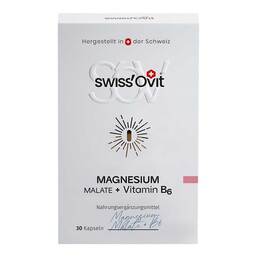 Abbildung: Swissovit Magnesium Malat + Vitamin B6 Kapseln 30 St, Kapseln PZN 20082715
