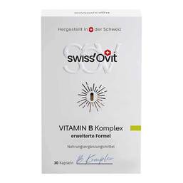 Abbildung: Swissovit Vitamin B Komplex Stoffwechsel-Booster Kapseln 30 St, Kapseln PZN 20082721