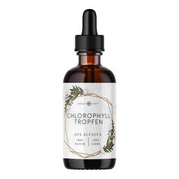 Abbildung: Chlorophyll-Tropfen aus Alfalfa Nordic Pure 100 ml, Tropfen zum Einnehmen PZN 20095132