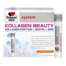Abbildung: Doppelherz Kollagen Beauty Maracuja system Tra 30X25 ml, Trinkampullen PZN 20095209