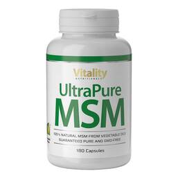 Abbildung: Ultrapure MSM 2000 mg vegan Kapseln 180 St, Kapseln PZN 20102257