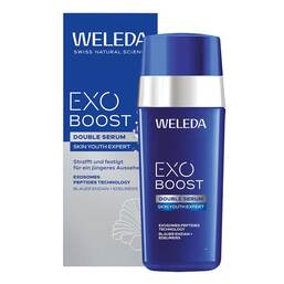 Abbildung: Weleda Exo Boost Double Serum bl.Enzian & Edelwei. 30 ml, Creme PZN 20105824