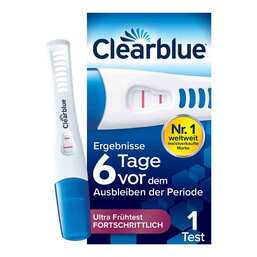 Abbildung: Clearblue Schwangerschaftst.6 Tage vor 2 Hormone 1 St, Test PZN 20108395