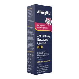Abbildung: Allergika Anti-Rötung Rosacea Creme Med 30 ml, Creme PZN 20109199 
