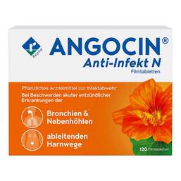 Abbildung: ANGOCIN Anti-Infekt N Filmtabletten 120 St, Filmtabletten PZN 20113545