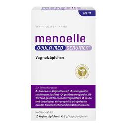 Abbildung: Menoelle Ovula med Cerviron Vaginalovula 10 St, Vaginalovula PZN 20115001