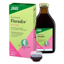 Abbildung: Floradix mit Eisen Flüssigkeit zum Einnehmen 500 ml, Flüssigkeit zum Einnehmen PZN 20121160